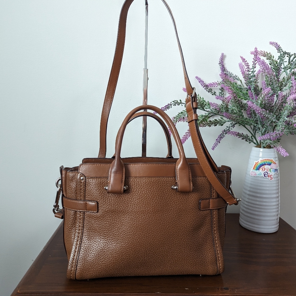 Coach swagger in carmel brown pebble leather - Picture 3 of 8